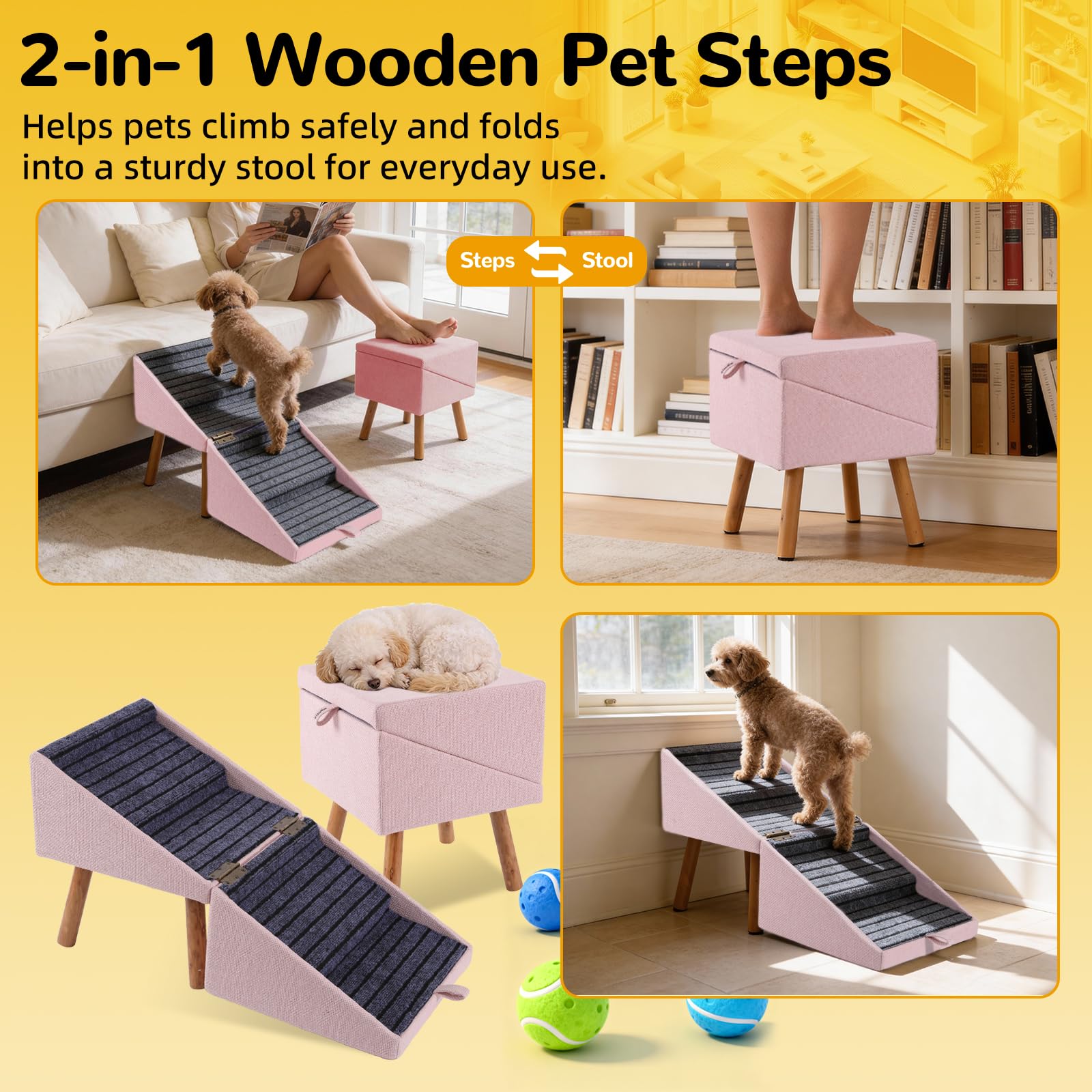 Utilisation quotidienne pour chiots et chiens seniors sans effort.