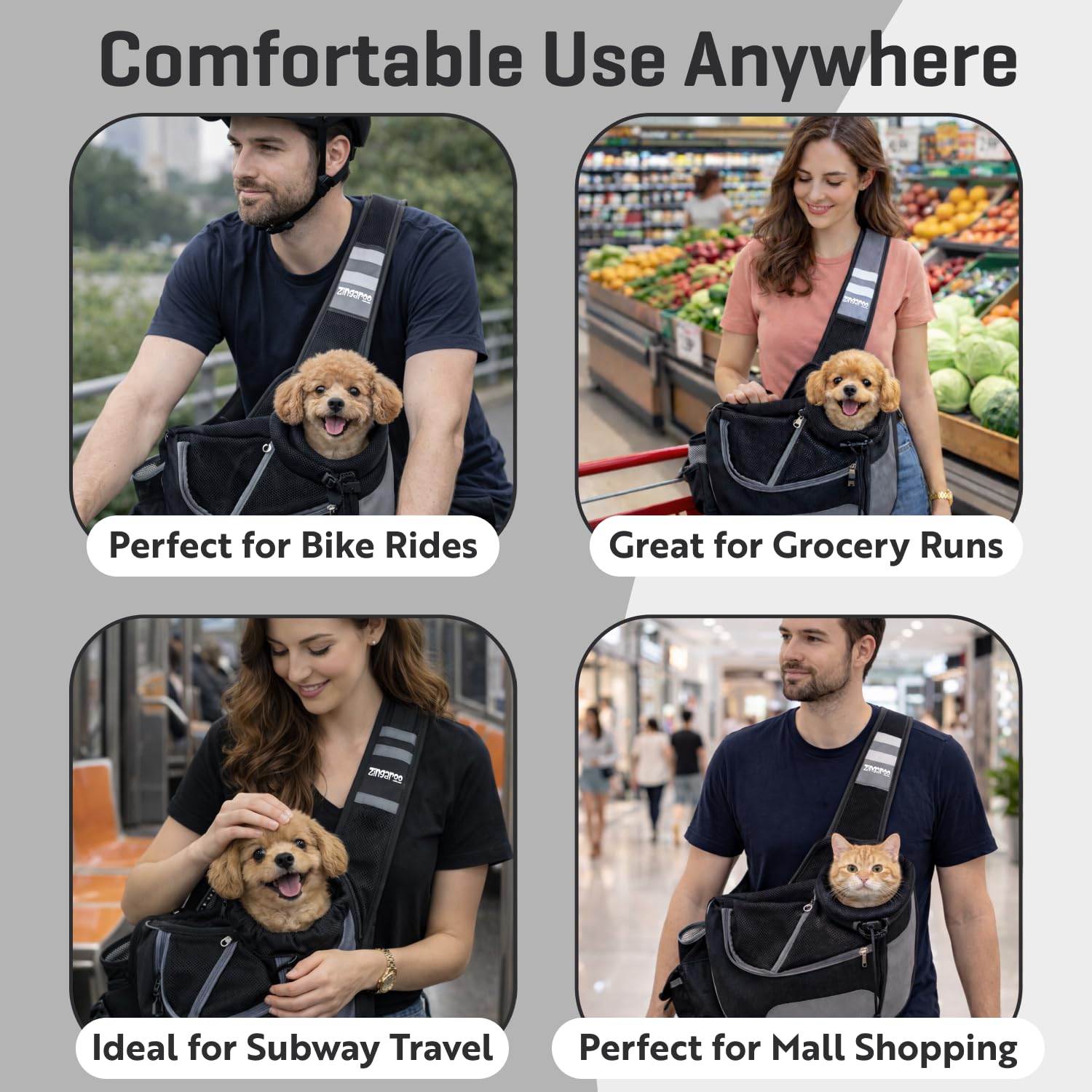 Zingaroo Sling – poche pour bouteille d’eau, hydratation pratique en déplacement.