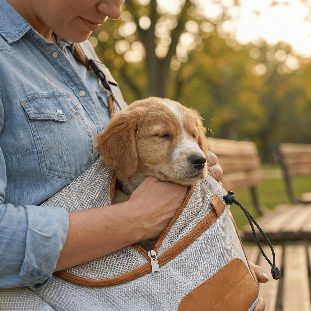 Zingaroo Sling: sécurité triple empêche les évasions lors des déplacements urbains.