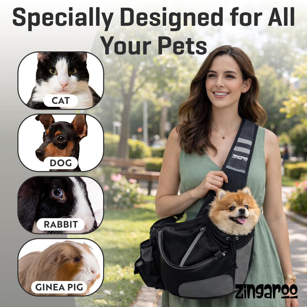 Zingaroo Sling – triple système de sécurité pour éviter les évasions.