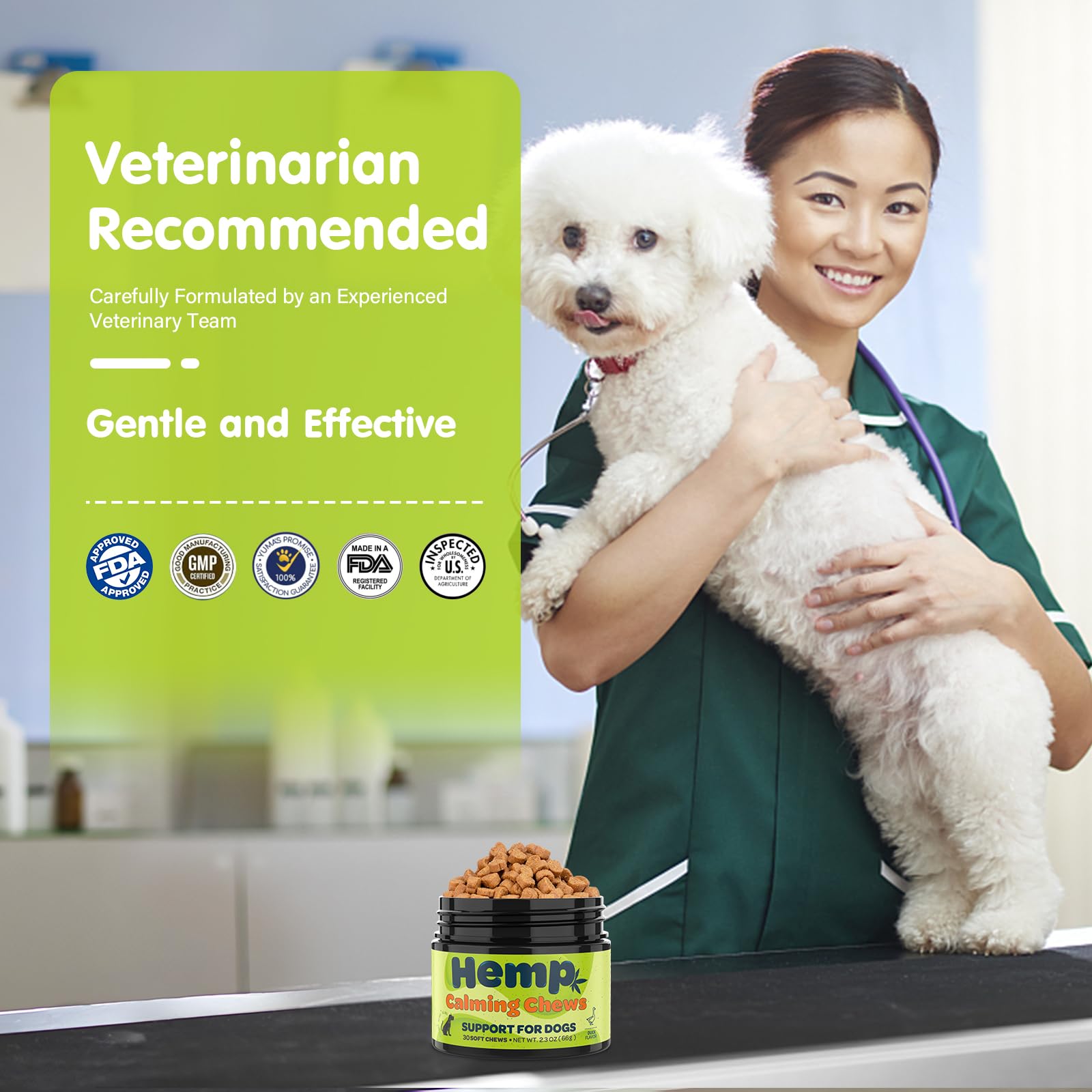 Zingly: traitement calmant anti-stress canin avec ingrédients naturels