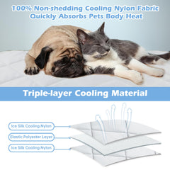 ZINGTERRA Natte Refroidissante Usage Exterieur Chien: pratique en extérieur lors des journées chaudes.