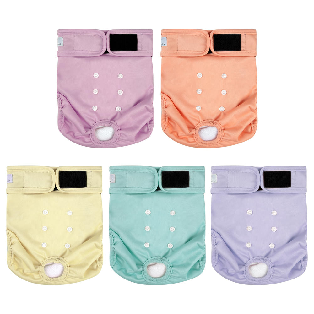 Couches ZINGTERRA pour chien avec velcro reglable, ajustement rapide et sûr.