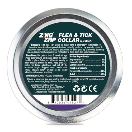 Collier ZingZap formule naturelle à base de plantes sans DEET ni pyrethroïdes