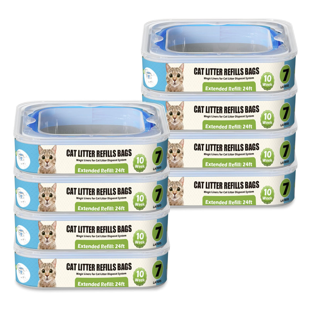 Zippland refills Genie Standard: litière propre et pratique.