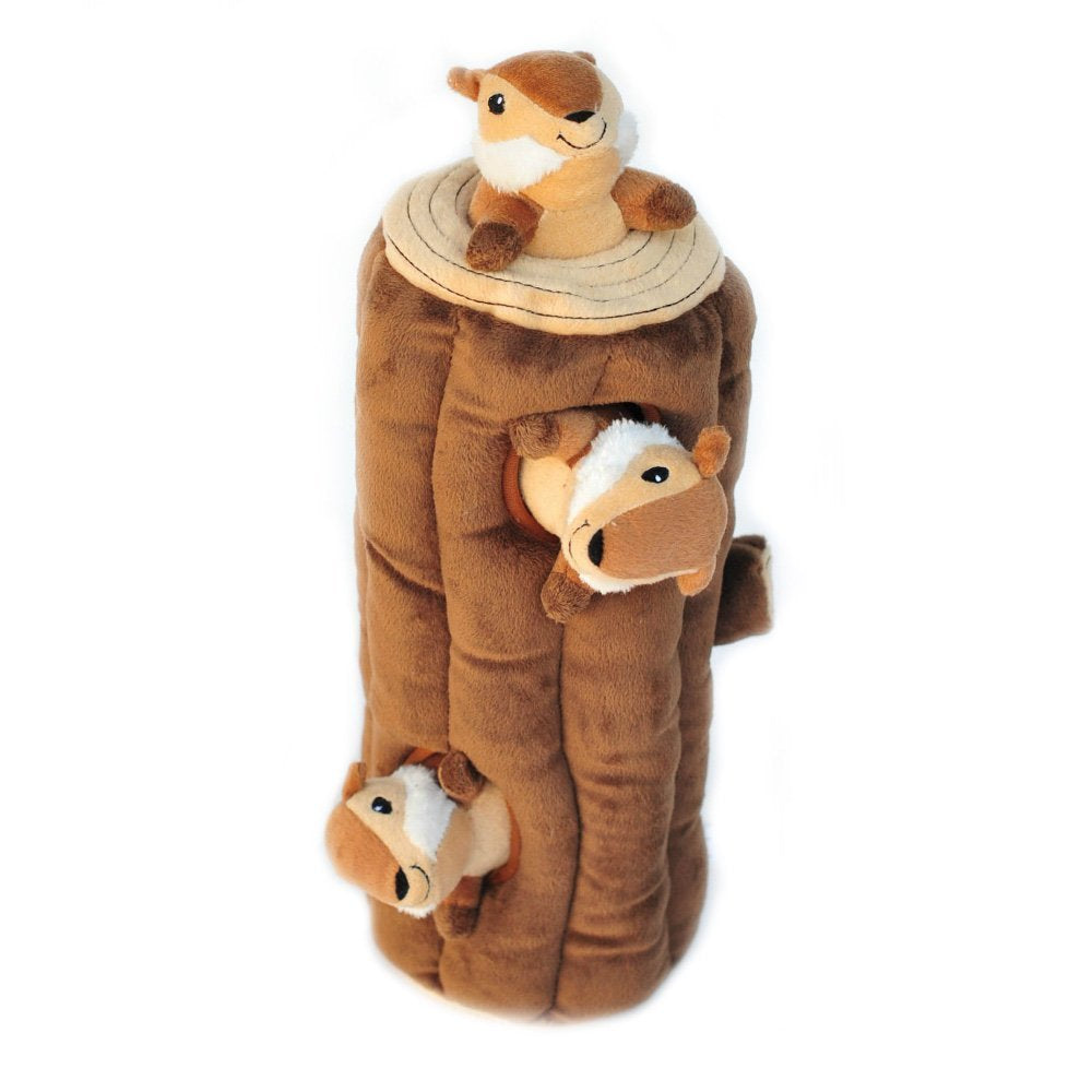 ZippyPaws Burrow : peluche douce offrant confort et amusement domestique.