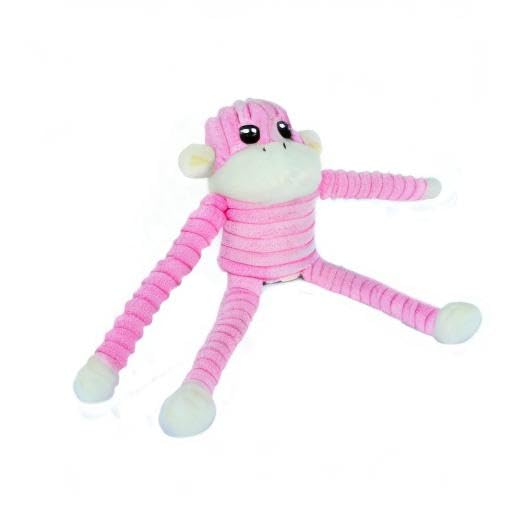 ZippyPaws Crinkle Monkey compagnon câlin, encourage le transport et le jeu.