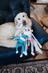 ZippyPaws Crinkle Monkey bras et queue qui crissent, enrichment sensoriel.