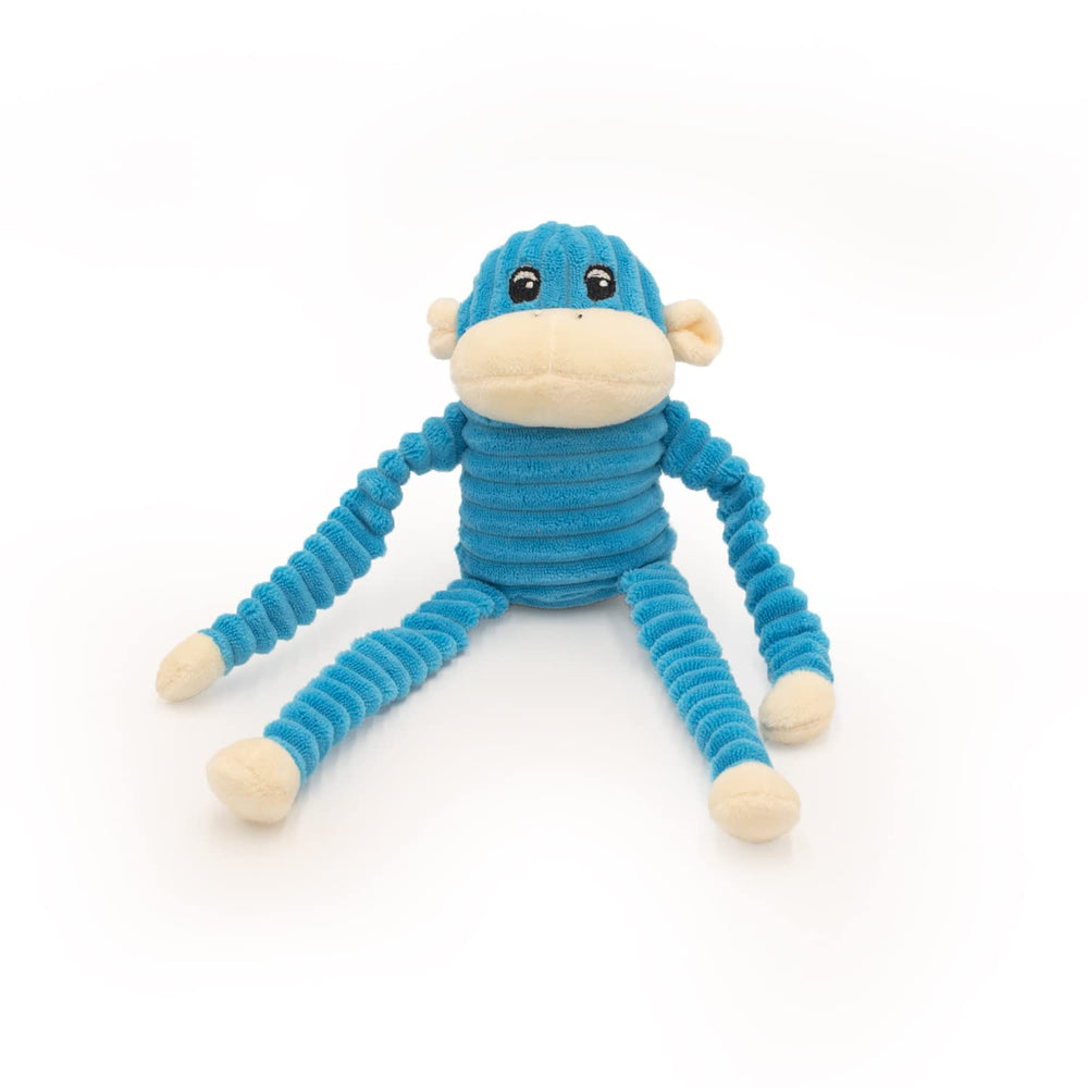 ZippyPaws Crinkle Monkey ensemble deux pièces, couleur variée pour le jeu.