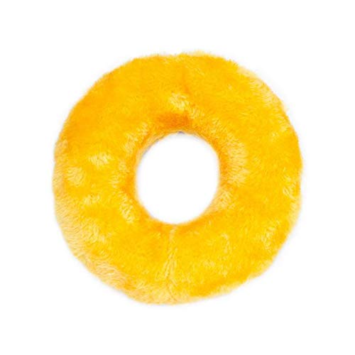 ZippyPaws Donutz doux tissu bleu offre douceur pendant le jeu.