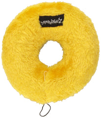 ZippyPaws Donutz siffleurs croissant bleu stimulent les jeux actifs.
