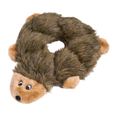 ZippyPaws Loopy hérisson sans rembourrage, jeu propre et durable.