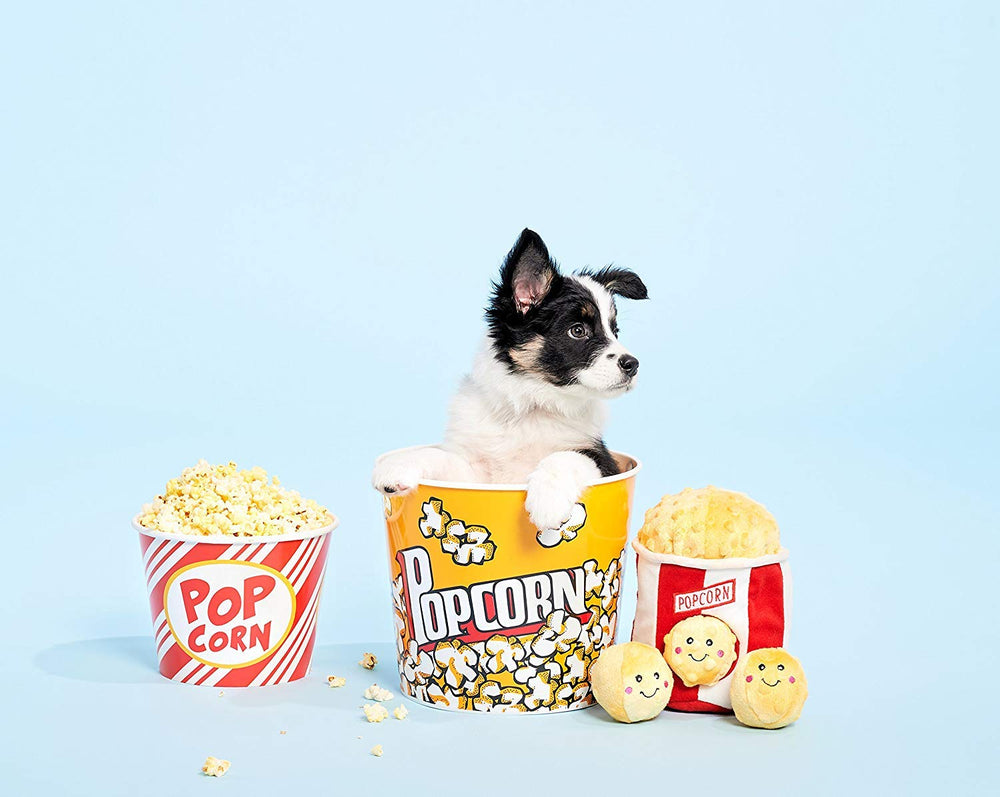 Miniz popcorn qui grince, apportant des sons attractifs durant le jeu.