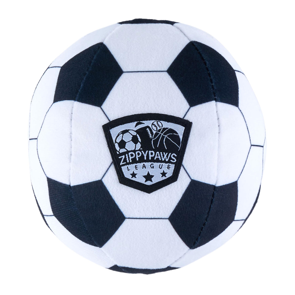 ZippyPaws SportsBallz ballon-football avec patch ligue, idéal pour encourager le jeu.