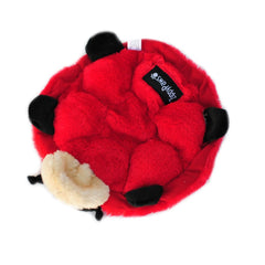 ZippyPaws Squeakie Crawler Betsey: sept sifflets intégrés pour stimulation auditive variée.