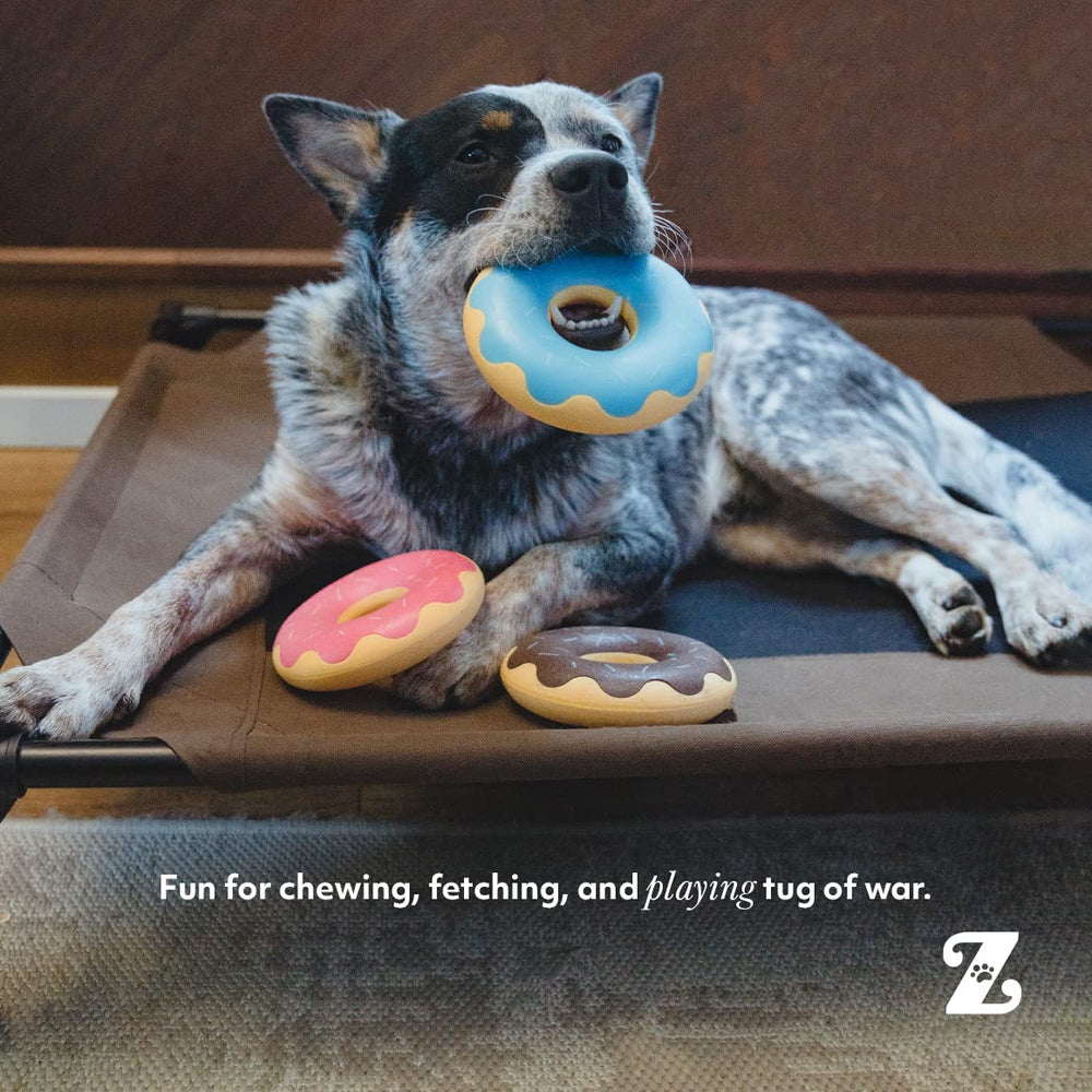ZippyPaws ZippyTuff anneau mastication toutes tailles bleu: adapté à tous chiens.