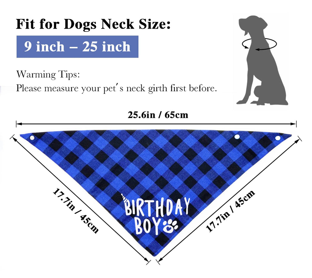 Bandana ajustable ZIRVYIR, convient aux petits et grands chiens.