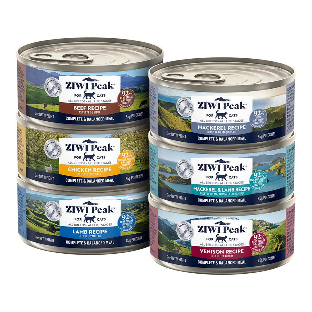 ZIWI Pâté Chat Boeuf 3oz – texture moelleuse et protéines élevées pour le repas