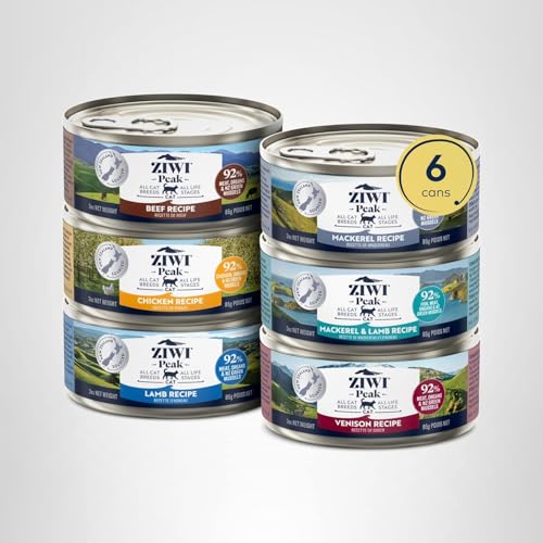 ZIWI Pâté Chat Bol Servi 3oz – bol prêt à nourrir et rendre le repas pratique