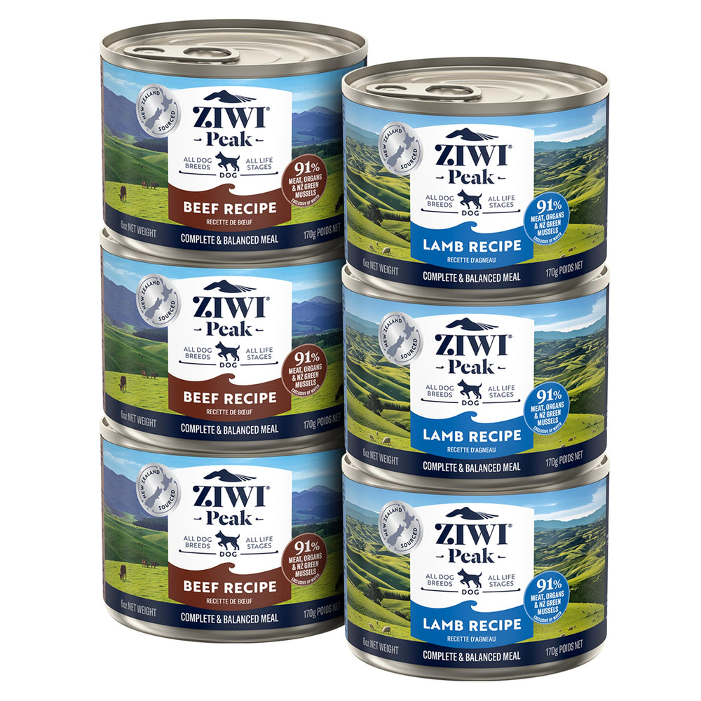 ZIWI Peak boeuf et agneau, conserve pâté appétissante pour repas principal