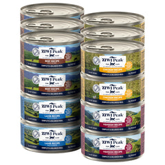 ZIWI Peak boeuf pâté, protéines élevées pour chats actifs.