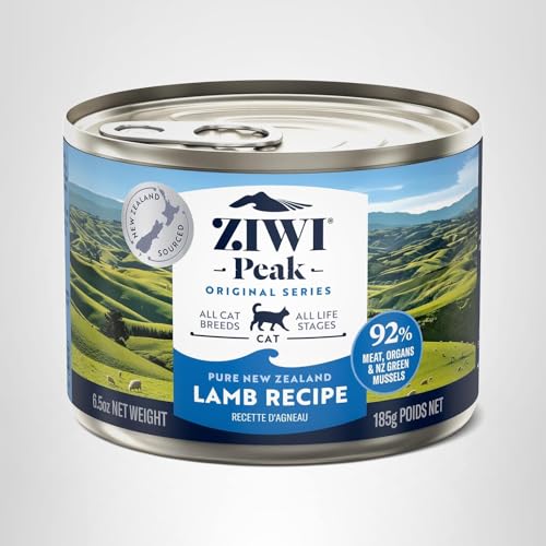 ZIWI Peak chat-lamb-rotation-recettes, favorise la variété sans effort
