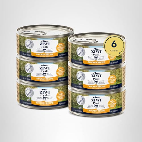 ZIWI Peak Chat Pâté Poulet: conserve pratique de 3 oz pour faciliter les repas.