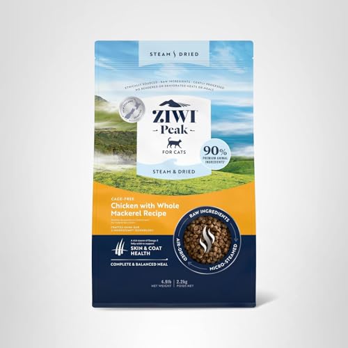 ZIWI Peak Steam & Dried: emballage stable pour une alimentation pratique et durable.