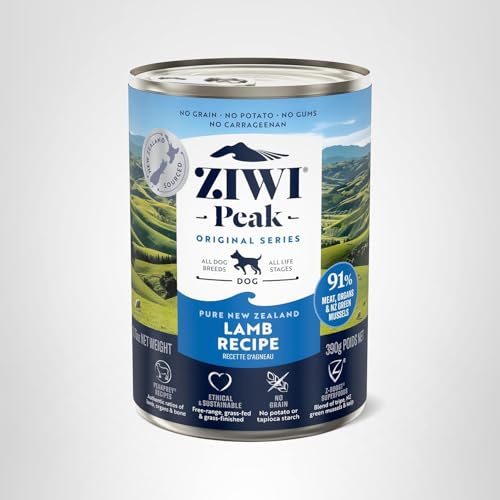ZIWI Peak Agneau – prêt à servir comme repas complet ou garniture.