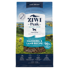 ZIWI Peak Maquereau et Agneau, repas principal riche en proteines pour chien.