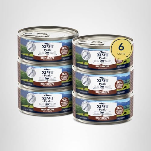 Ziwi Peak sans additifs artificiels, alimentation naturelle et pure pour chat.