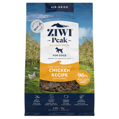 ZIWI poulet séché à l’air, emballage pratique pour repas équilibré.