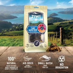 Friandises ZIWI à base de tripe verte, récompense efficace pendant les séances.