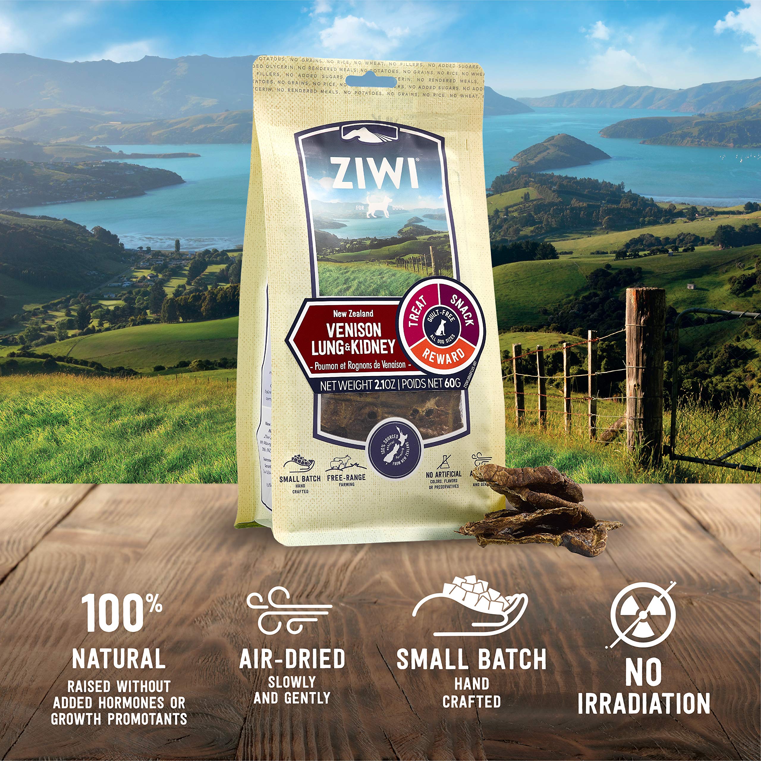 Snack d'entraînement rapide ZIWI pour récompenser pendant les sessions.