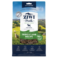 Emballage Ziwi Tripe et Agneau, pratique et facile à ranger.