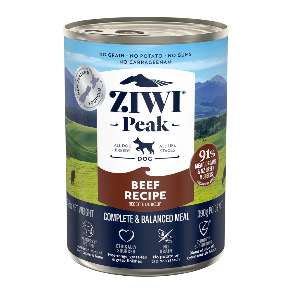 ZIWI Peak Conserve Chien Boeuf – portions pratiques pour repas équilibré