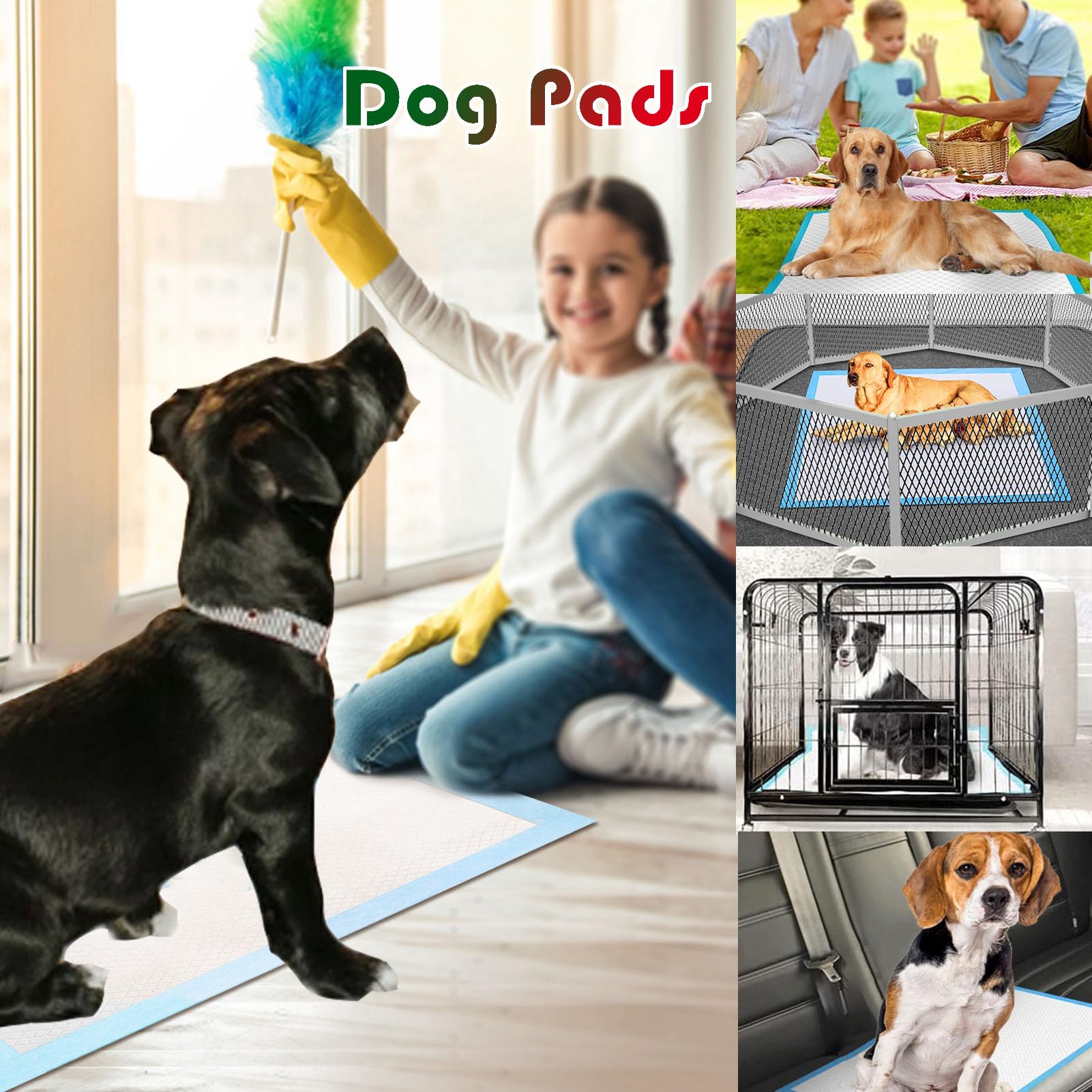 Pad jetable ZJYXJK pour chiens, pratique en déplacement.