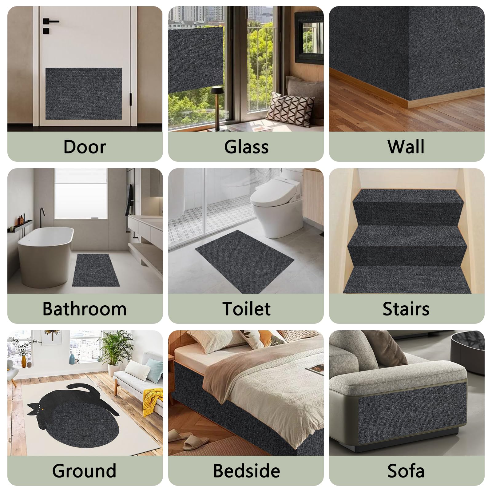 ZLAFM tapis-griffage-chat-sauvegarde-meubles: prolonge la vie des surfaces