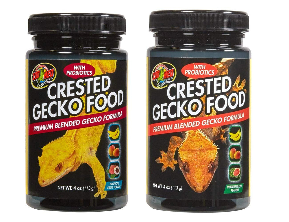 Nourriture Zoo Med pour geckos crêtes, pack pastèque, soutient digestion et appétit.