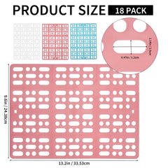 Tapis cage lapin rose Zmpkhba: design perforé pour un nettoyage plus simple.