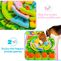 ZMUBB Snuffle Mat détail herbes imitatifs pour forage naturel