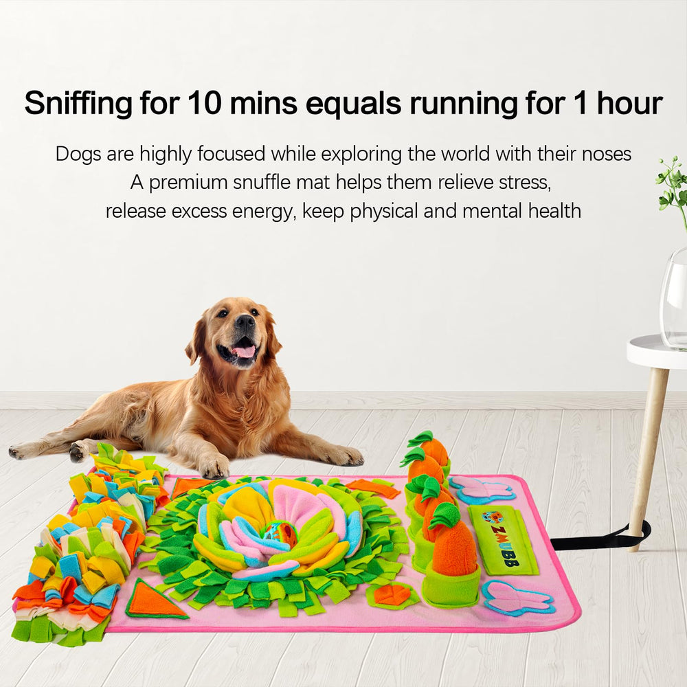 ZMUBB Snuffle Mat ralentit l'ingestion et divertit
