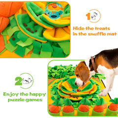 ZMUBB Tapis de reniflement: surface en polyester sûre et divertissante pour les jeux olfactifs.