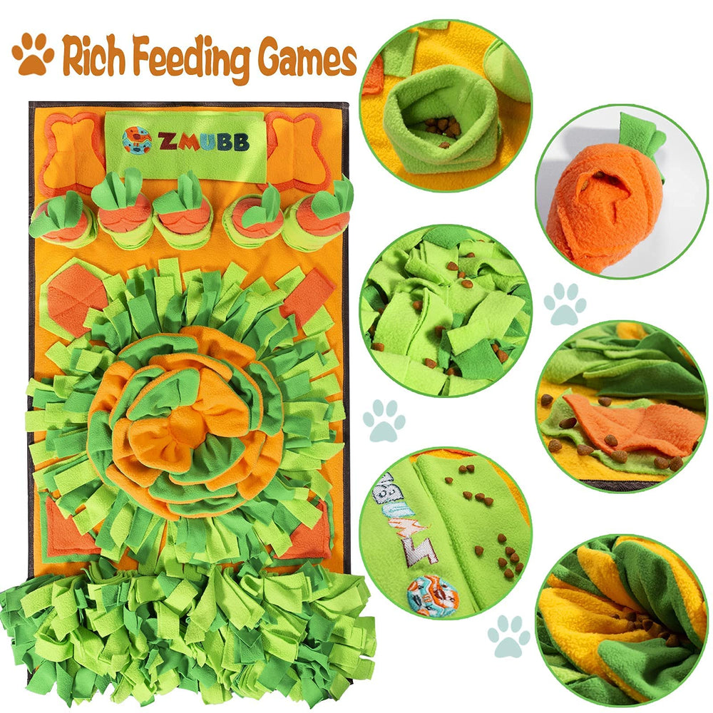 ZMUBB Tapis de reniflement: parfait aussi comme tapis nourriture pour chats.