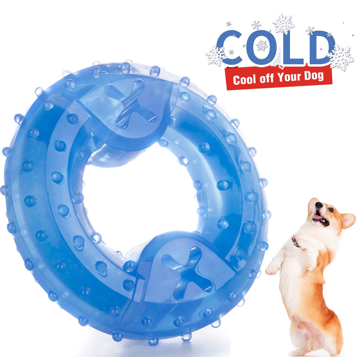 ZNOKA Arctic Freeze fetch jouet refroidissant, idéal pour rafraîchir et divertir votre chien.