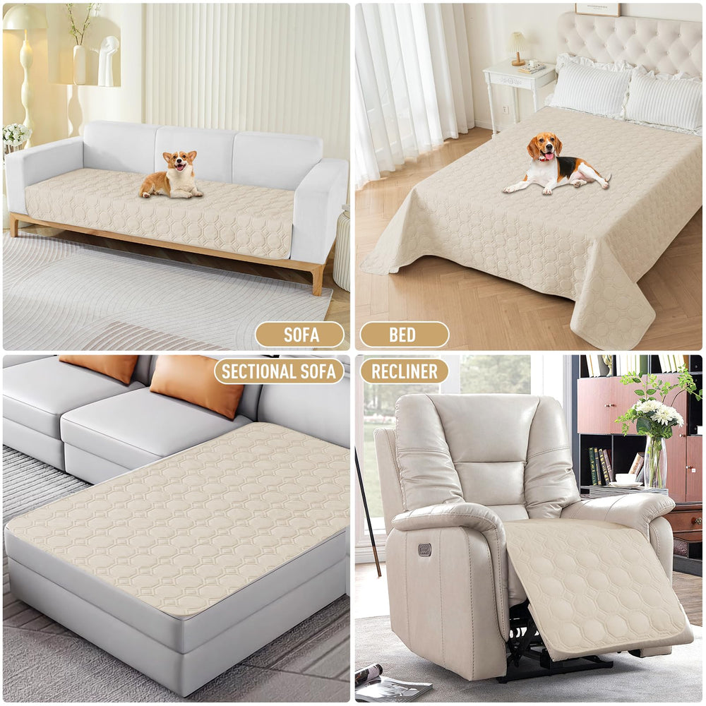Couverture ZNSAYOTX beige chaleureuse, apporte une touche cosy au salon