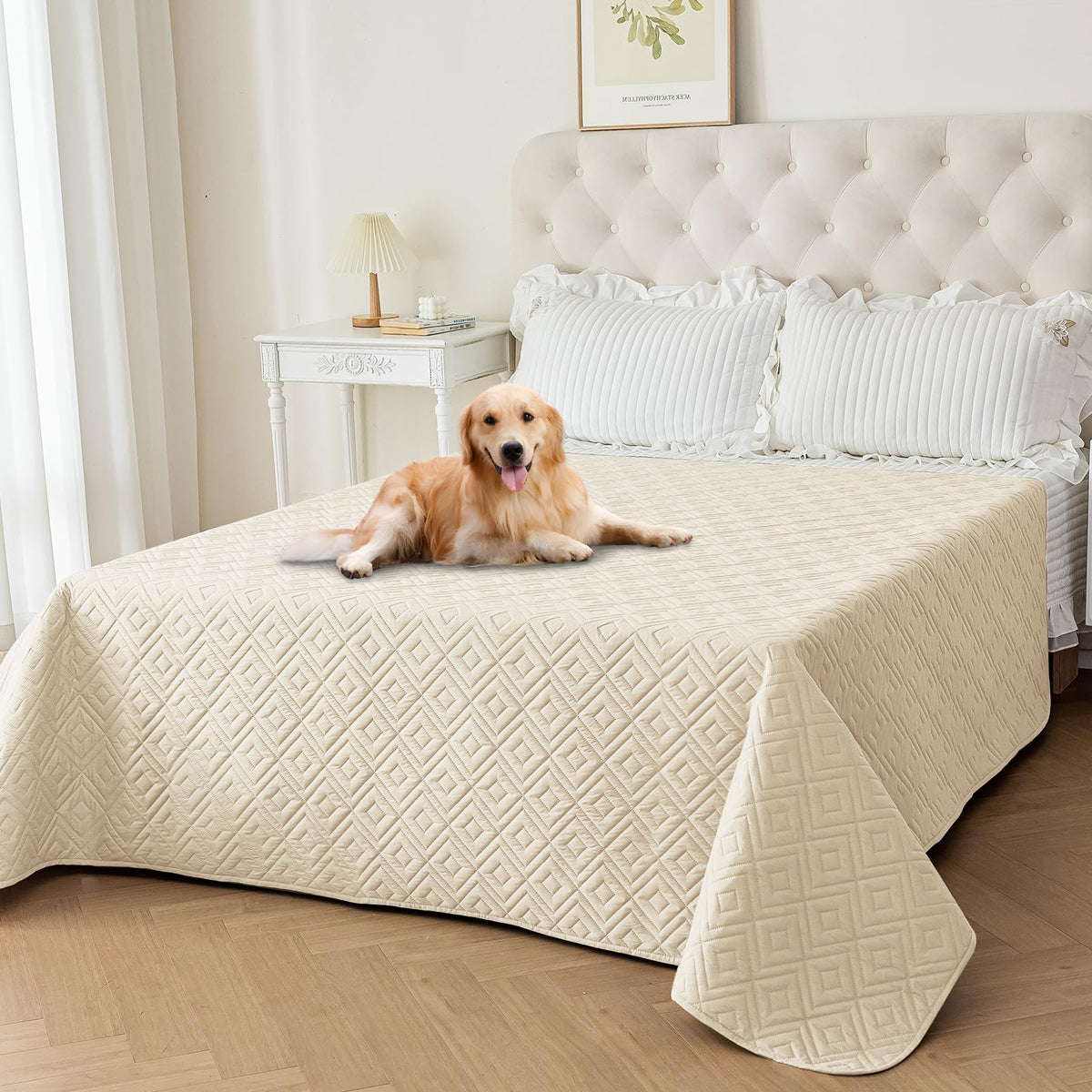 ZNSAYOTX couverture chien impermeable 82x82 ideale pour canapé et sol propre