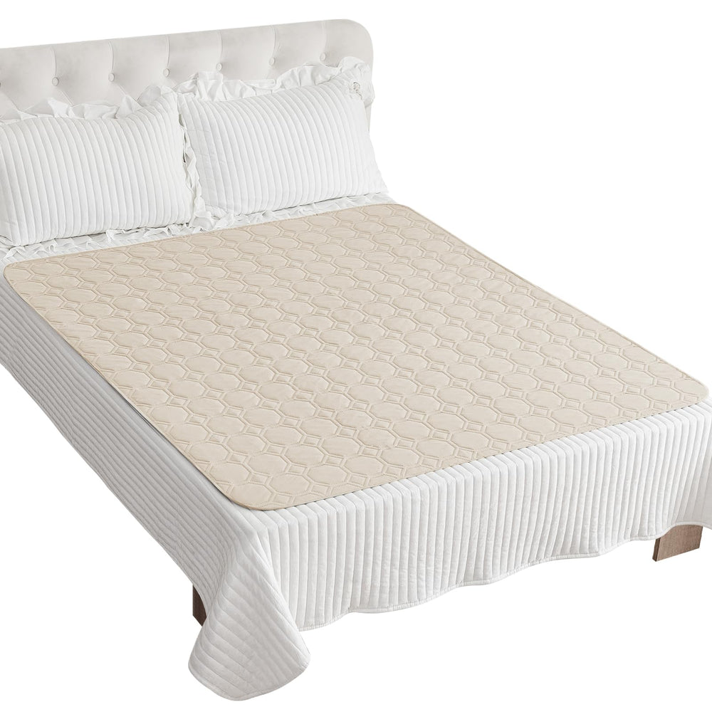 ZNSAYOTX Couverture imperméable pour chien beige, protège le canapé contre les liquides.
