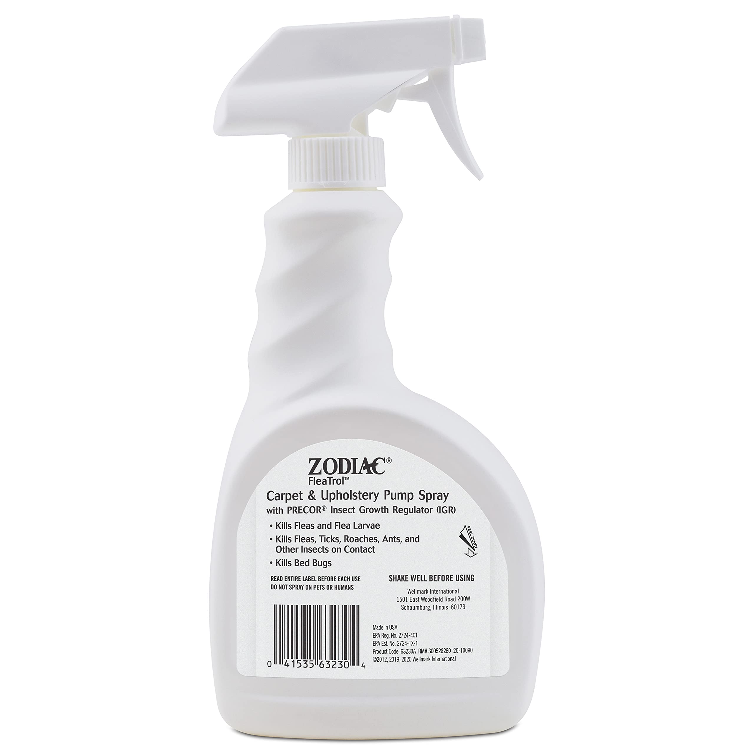 Zodiac Spray Pompe action au contact contre les puces.