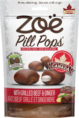 Zoë Pill Pops : boîte ouverte avec des friandises moelleuses.